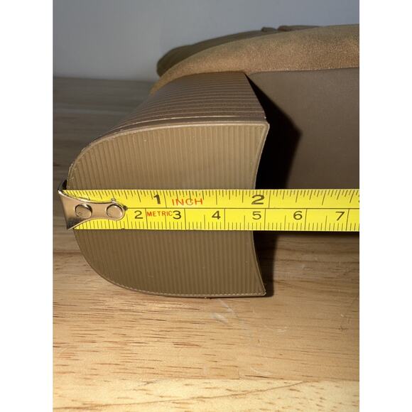 a.n.a Memory Foam Gould Stacked Heel Knee High Boots Tan Light Brown Size 11 Med - Picture 11 of 14